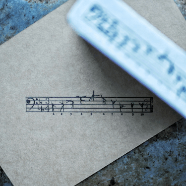 音符風スタンプ